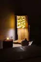 Lampe de chevet en porcelaine et chêne de Sophie Roca 79.webp
