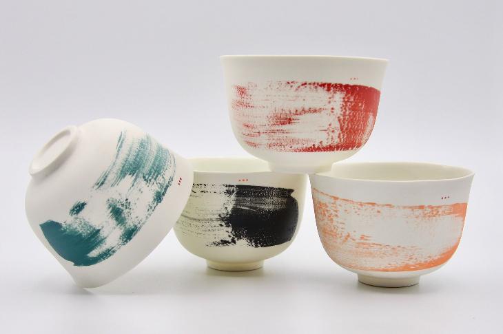 Bol trace à pinceau