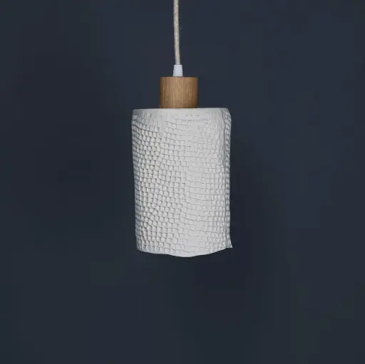 [NID] Lampe porcelaine "nid d'abeille"